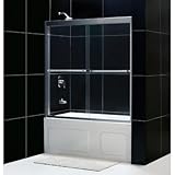DreamLine SHDR-1260588-04 Bypass Sliding Tub Shower Door