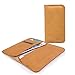 Dpark First Layer Cow Leather Protective Flip Wallet Case for Apple iPhone 8/7/6/6s 4.7” Can Put 2 Phones Together (4.7