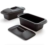Mastrad - F72500 - Terrine en Silicone avec Livret Recettes Offert - 1000 g - Noir