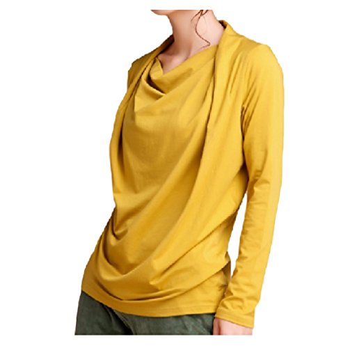 ナナコレクション Nana_Collection 春 秋 首回り 美しい ドレープ ドレープドネック ストレッチ インナー 薄手 OL 通勤 オフィス 無地 デザイン性 シンプル 女性 Tシャツ カットソー