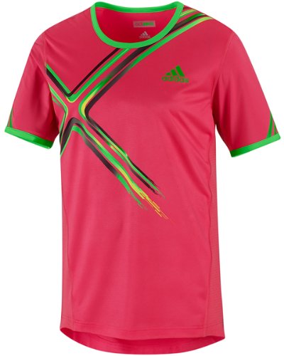 Adidas AdiZERO Mens Tennis T-Shirt Shirt Top 