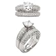 6mm CZ Prong Wedding Set 6mm CZ Prong Wedding Set