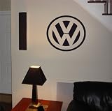 GARAGE WALL VOLKSWAGEN EMBLEM LOGO DECAL STICKER ART 23