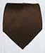 100% Silk Woven Chocolate Brown Herringbone Solid Tie