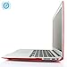 IBENZER Compatible with MacBook Air 11 Inch Case Model A1370 A1465, Soft Touch Plastic Hard Shell Case Bundle with Keyboard Cover for Mac Air 11, Red, A11RD+1