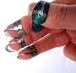 METAL FINGER PICKS & PLASTIC THUMB PICK SET MEDIUM FOR GUITAR, BANJO, DOBRO ETC