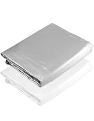 12 x 24 Silver Triple Layer Tarp Heavy Duty Tarpaulin