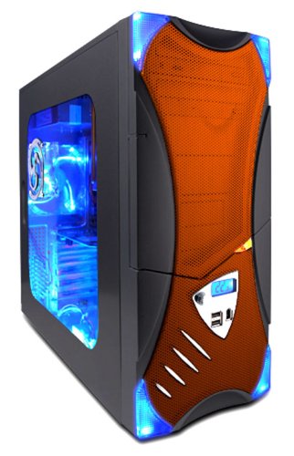: Apevia X-Plorer Black & Red Gaming Midi Pc Case No Power Supply