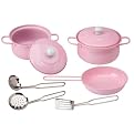 Alex Gourmet 8-pc. Enamel Cooking Set - Red