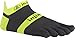 injinji Run Lightweight No Show Xtralife Socks, Yellow Slate, Small