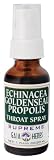 Gaia Herbs Echinacea Goldenseal Propolis Throat Spray Supreme 1 fl oz (30 ml)