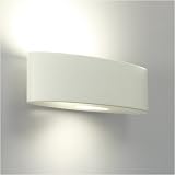 Astro Lighting Ovaro White Ceramic Wall Light 0554