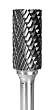 CARBIDE BUR GROBET MADE IN U.S.A. CYLINDER END CUT 3/8X1X1/4 STANDARD CUT