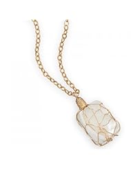 MMA Silver - 16 inch + 2 inch 12/20 Gold Filled Wire Wrapped Shell Necklace