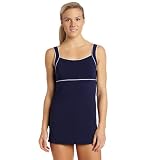 Speedo Women's Speedo Women'S Aquatic Endurance+ Piped Sheath Dress Swimsuit