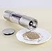 Salt & Pepper Grinder Set - 2 in 1 Combo Stainless Steel Mill - Dual Action Adjustable Tool Built to Last by BruArcher