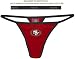 San Francisco 49ers Team Thong (Black Trim) 2-Pack