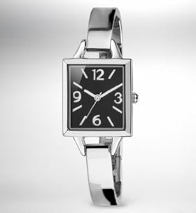 Square Face Analogue Bangle Watch