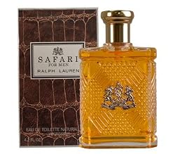 Safari by Ralph Lauren for Men, Eau De Toilette Natural Spray, 4.2 Ounce