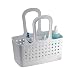 InterDesign Orbz Divided Flex Tote, White