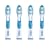 Braun Oral-B Aufsteckb�rsten Sonic 4er (f�r alle Schallzahnb�rsten von Oral-B)