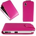 PU Premium Faux Leather Flip Case Cover For Samsung Tocco Lite S5230 / Pink Design