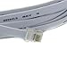 RiteAV - 15FT (4.6M) RJ12/M to RJ12/M 6P6C Straight for Data Phone Line Cord - Gray