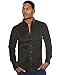 Mens Long Sleeve Button Down Corduroy Shirt Plus a Free Shop USA Gift