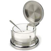 RSVP International Endurance Salt Server With Spoon 8-oz.