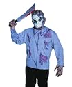 Herren-Kost&uuml;m-Set Jason, Maske, Shirt und Machete.