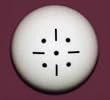 Black Dot Practice Training Billiard Pool Cue Ball