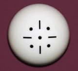 Black Dot Practice Training Billiard Pool Cue Ball