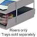5 Star Risers for Letter Tray with Clearance 53mm Steel [Pack 4]