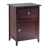 Accent Table  Night Stand - Antique Walnut by Winsome Wood