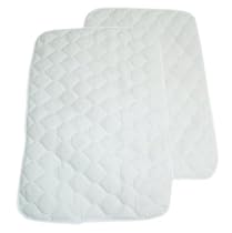 American Baby Company Waterproof Quilted Lap and Burp Pad 2 Pack Set