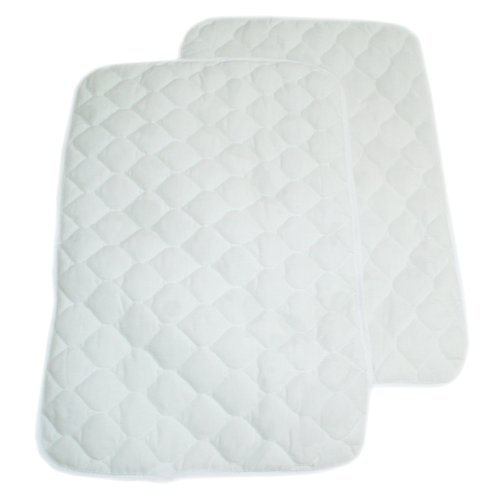 American Baby Company Waterproof Quilted Lap and Burp Pad 2 Pack Set
