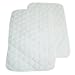 American Baby Company 2 Pack Waterproof Quilted Lap and Burp Pad Covers Set