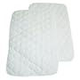 American Baby Company Waterproof Quilted Lap and Burp Pad 2 Pack Set