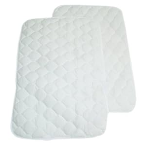 American Baby Company 2 Pack Waterproof Quilted Lap and Burp Pad Covers Set