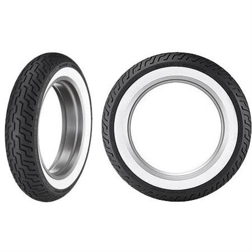 Dunlop D402 HarleyDavidson Tire Front MT90B16 TL Wide White Wall