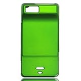 Premium Rubberized Hard Snap-on Case Cover for Motorola Droid X - Green, Ve ....