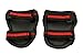 Physport Red Safety Protective Gear Keen,Elbow,Wrist 6 pcs Set Protective Pads Red and Black M Size