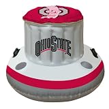 Ohio State Buckeyes NCAA Beach/Pool Inflaitable Floating Cooler (49x20")"