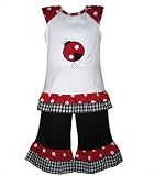 Girls Trendy Ladybug Outfit Boutique Clothing Clothes