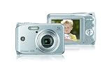 GE J1250 12.2 Megapixel Digital Camera, 5X Optical Zoom, Panorama (Silver)