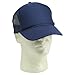 DALIX Plain Trucker Hat Mesh Cap in Navy Blue
