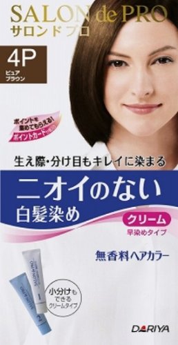 サロンドプロ 無香料ヘアカラー早染めクリーム4P 40g+40g[HTRC5]