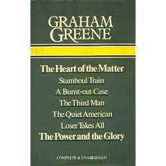 Selected Works: The Heart of the Matter; Stamboul Train; A Burnt-out Case; The Third Man; The Quiet American; Loser Takes All; The Power and the Glory