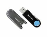 Electronics : Transcend JetFlash 210 - USB flash drive (biometric) - 2 GB - Hi-Speed USB - blue