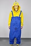 One eye Cartoon God Steal Milk Dad Despicable Me Minions Soybeans Yellow Sleepwear (Size M)